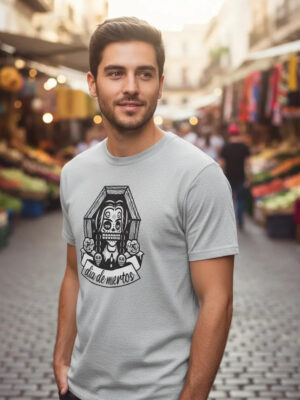 Remera: Dia De Muertos Merlina Memoestampados