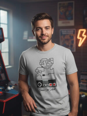 Remera: Gamer Old School Memoestampados