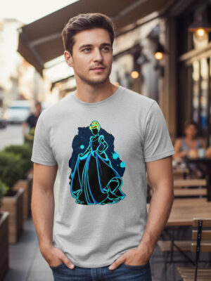 Remera: Cenicienta Acuarela Memoestampados
