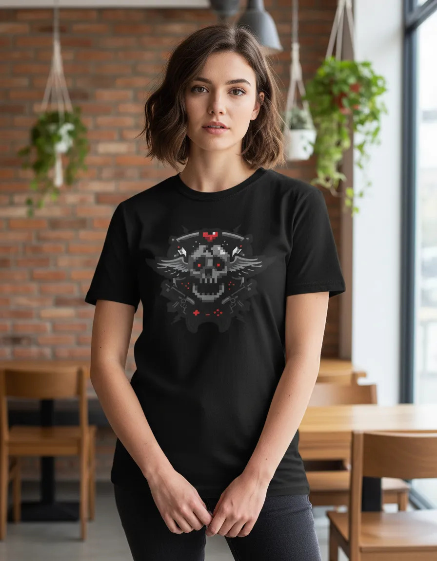 Remera: Gamer Crest Memoestampados