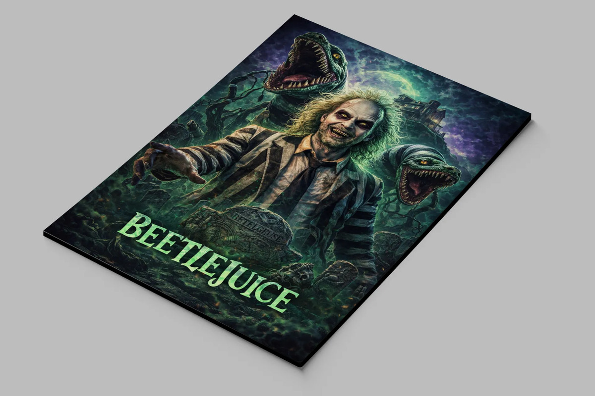 Cuadro Beetlejuice 826 50x70 Mdf Memoestampados - Imagen 2