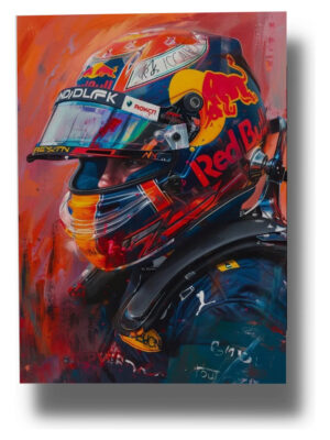 Cuadro Max Verstappen 772 70x100 Mdf Memoestampados