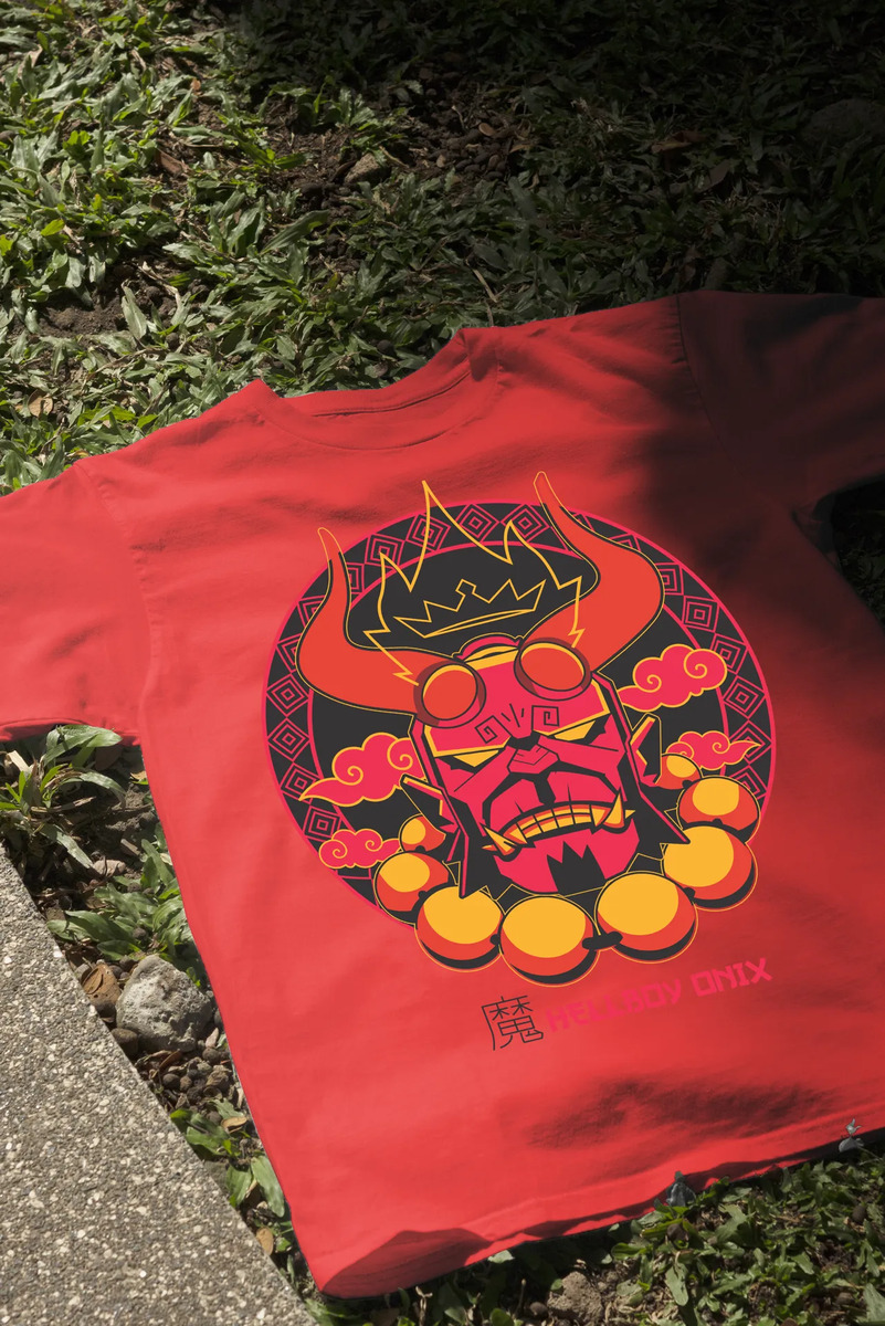Remera: Hellboy Onix Memoestampados - Imagen 3