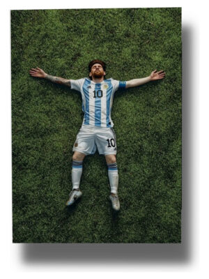 Cuadro Messi 733 70x100 Mdf Memoestampados