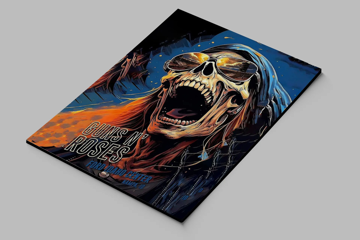 Cuadro Guns N' Roses 699 40x30 Mdf Memoestampados - Imagen 2