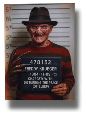 Cuadro Freddy Krueger 704 70x100 Mdf Memoestampados