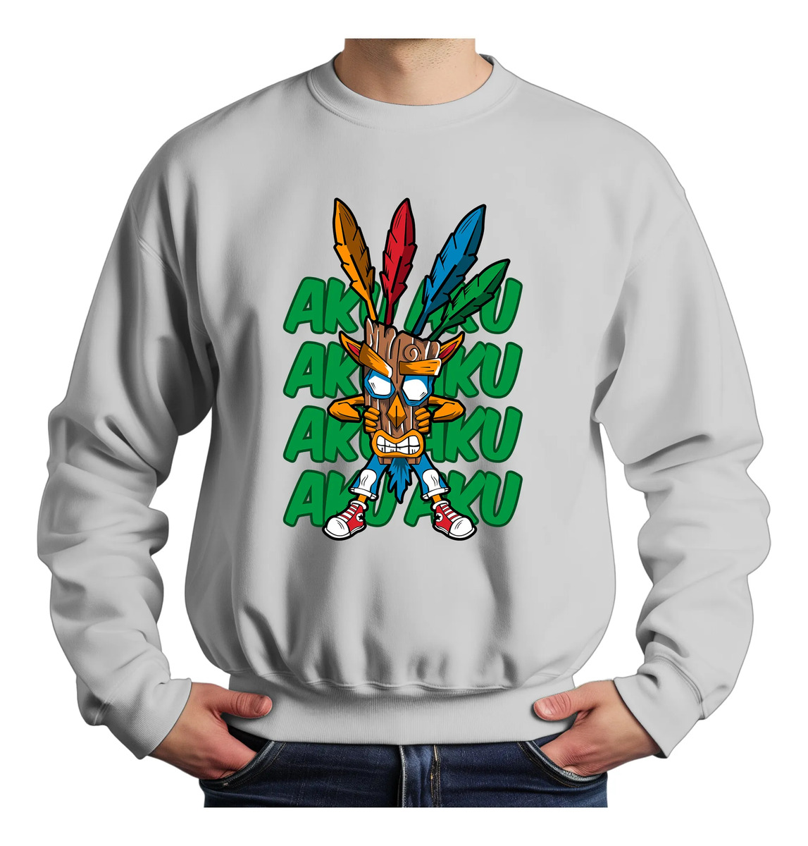 Buzo Aku Aku Chras Bandicot Memoestampados - Imagen 3