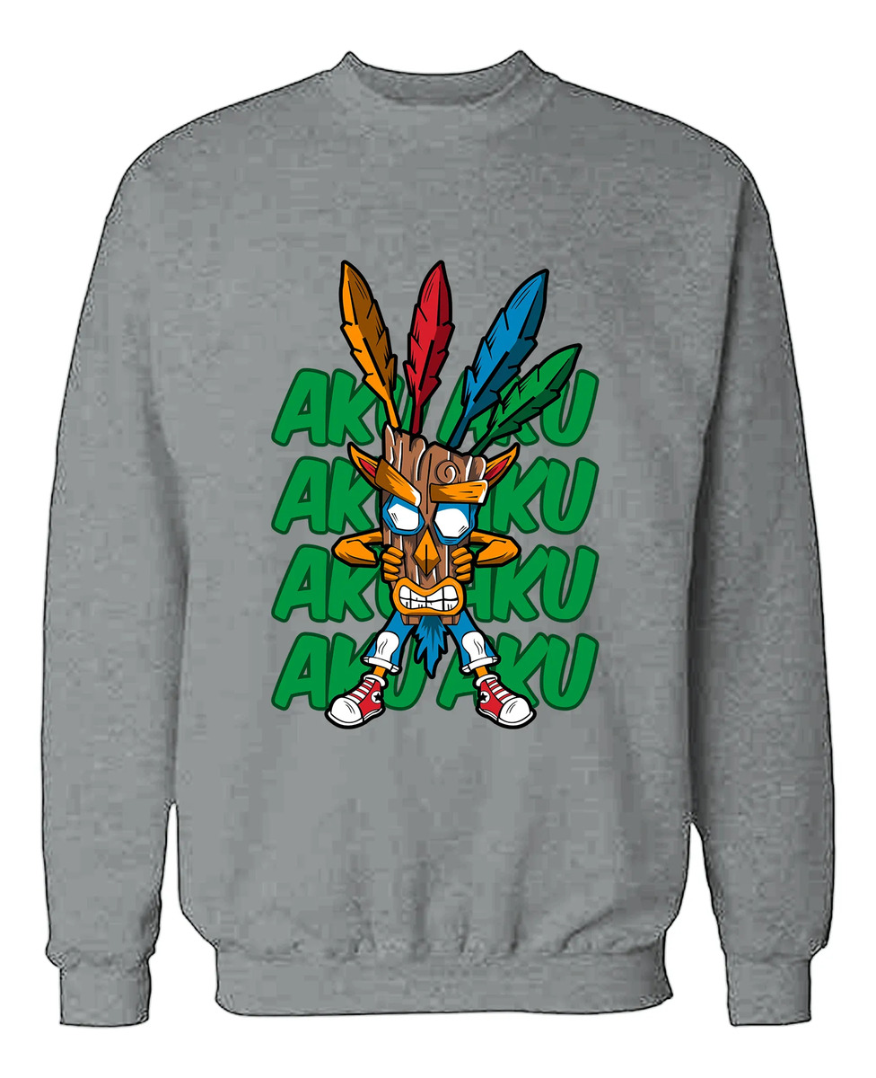 Buzo Aku Aku Chras Bandicot Memoestampados - Imagen 2
