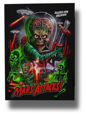 Cuadro Mars Attacks! 719 50x70 Mdf Memoestampados