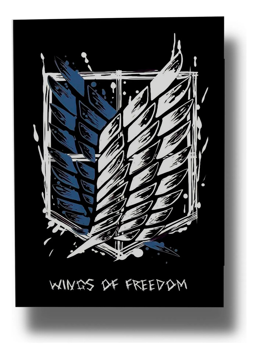 Cuadro 670 Attack On Titan 70x100 Mdf Memoestampados - Imagen 2