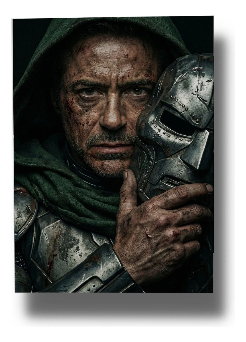 Cuadro Doctor Doom 682 40x30 Mdf Memoestampados