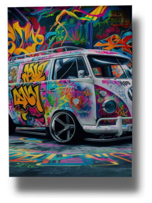 Cuadro Combi Grafitti 752 50x70 Mdf Memoestampados