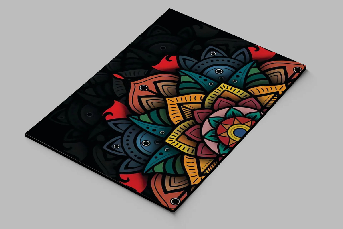 Cuadro Mandala 684 50x70 Mdf Memoestampados - Imagen 2