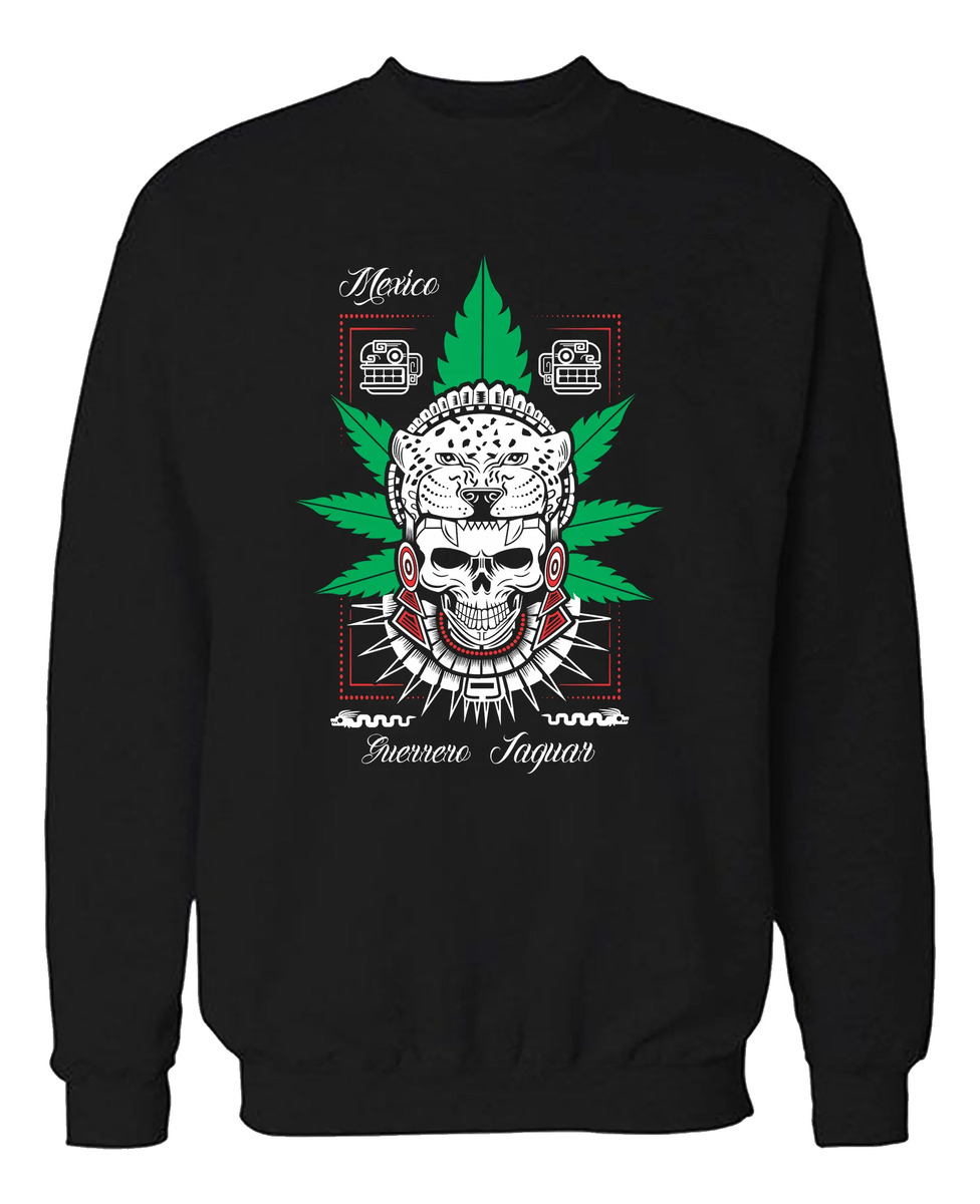 Buzo Guerrero Jaguar Cannabis Memoestampados - Imagen 2