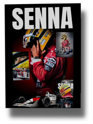 Cuadro Ayrton Senna 720 40x30 Mdf Memoestampados