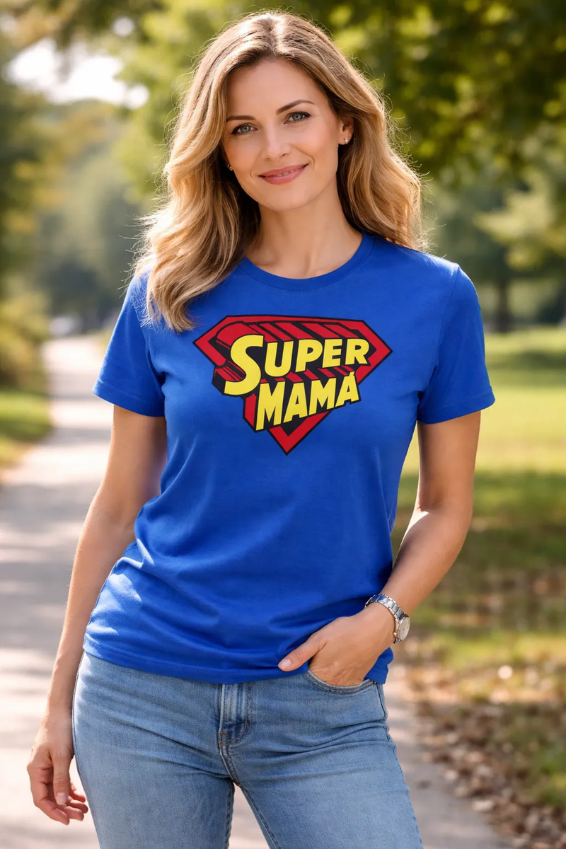 Remera: Super Mamá 01 Memoestampados