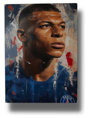 Cuadro Kylian Mbappé 725 70x100 Mdf Memoestampados