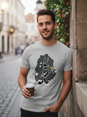 Remera: Bugs Buny Acuarela Memoestampados