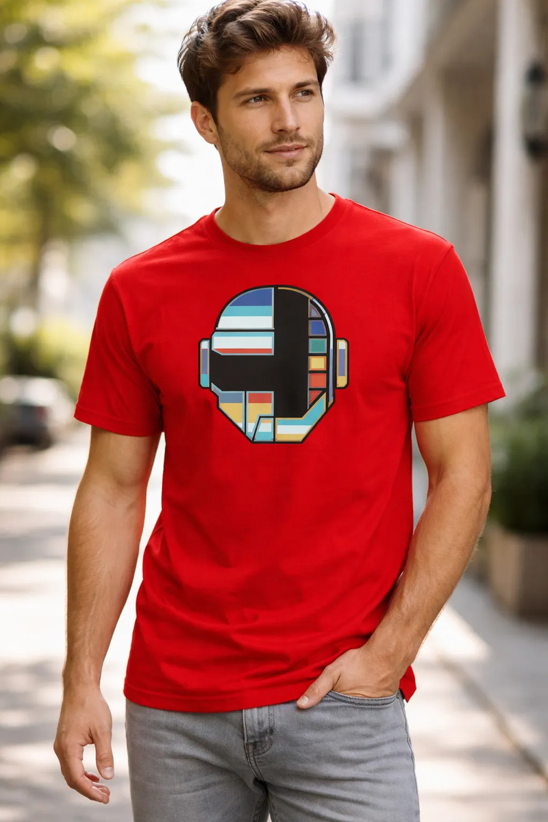 Remera: Daft Punk Color Memoestampados