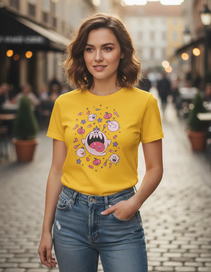 Remera: Candy Boo Memoestampados