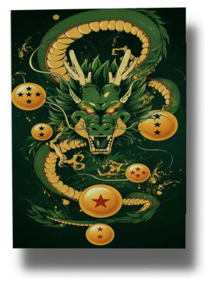 Cuadro Shenlong Dragon Ball 729 40x30 Mdf Memoestampados