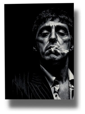 Cuadro Tony Montana 757 50x70 Mdf Memoestampados
