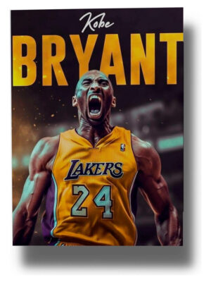 Cuadro Kobe Bryant 776 70x100 Mdf Memoestampados