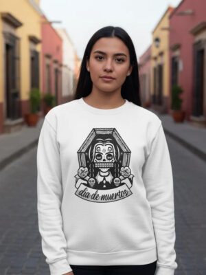 Buzo Dia De Muertos Merlina Memoestampados