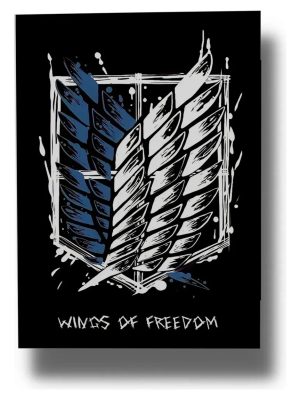 Cuadro 670 Attack On Titan 40x30 Mdf Memoestampados