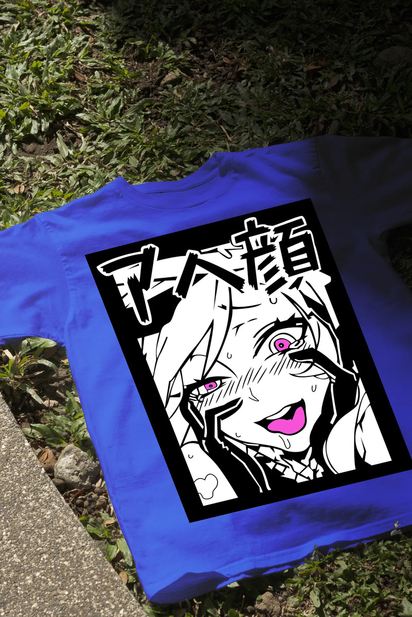 Remera: Ahegao Face Japones Memoestampados - Imagen 3