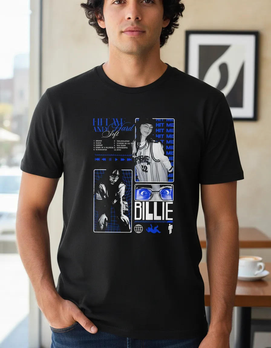Remera: Billie Eilish 05 Memoestampados - Imagen 2