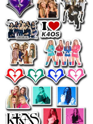 Pack Pegotines Stickers K4os Memoestampados