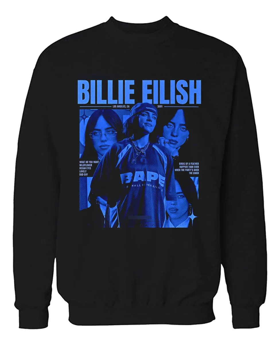 Buzo Billie Eilish 04 Memoestampados - Imagen 2