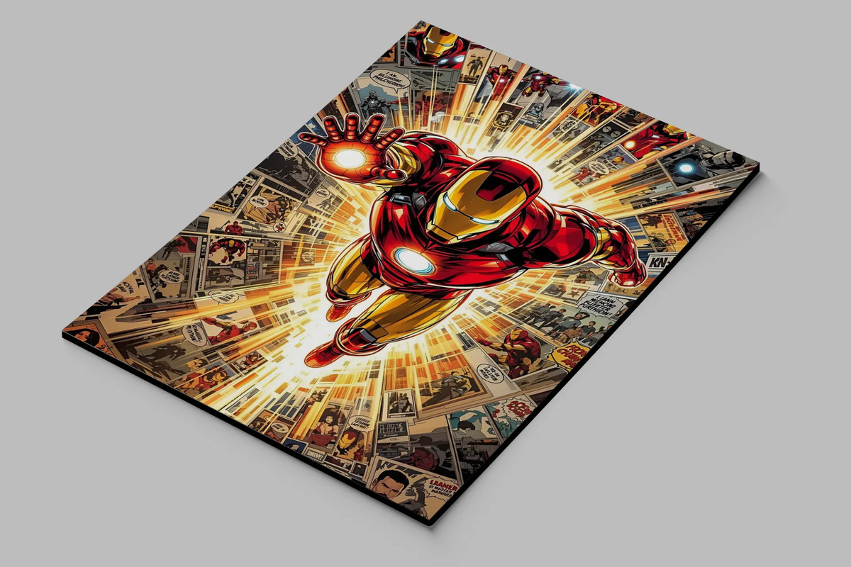 Cuadro 668 Iron Man Vengadores 40x30 Mdf Memoestampados - Imagen 2