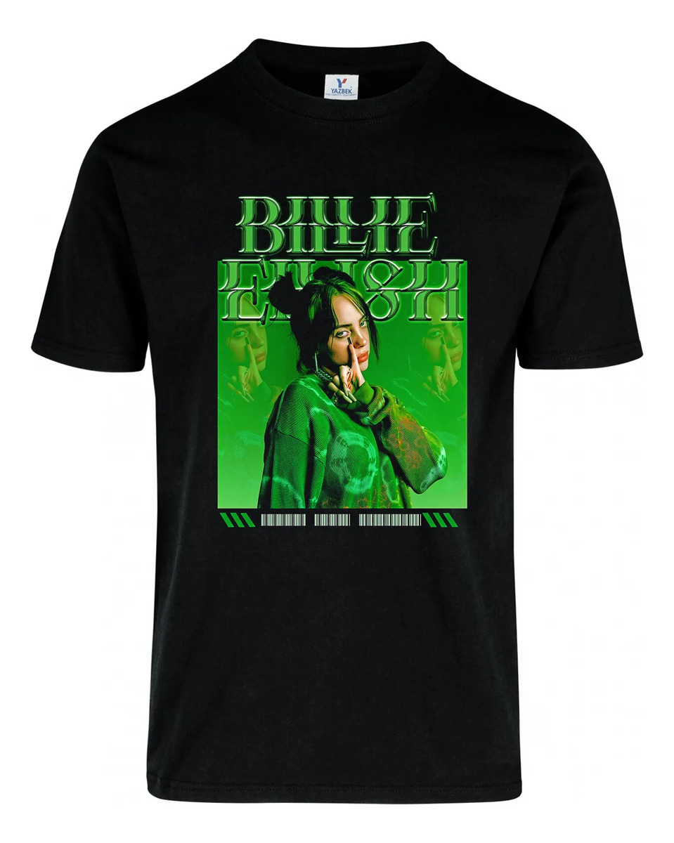 Remera: Billie Eilish 08 Memoestampados - Imagen 3