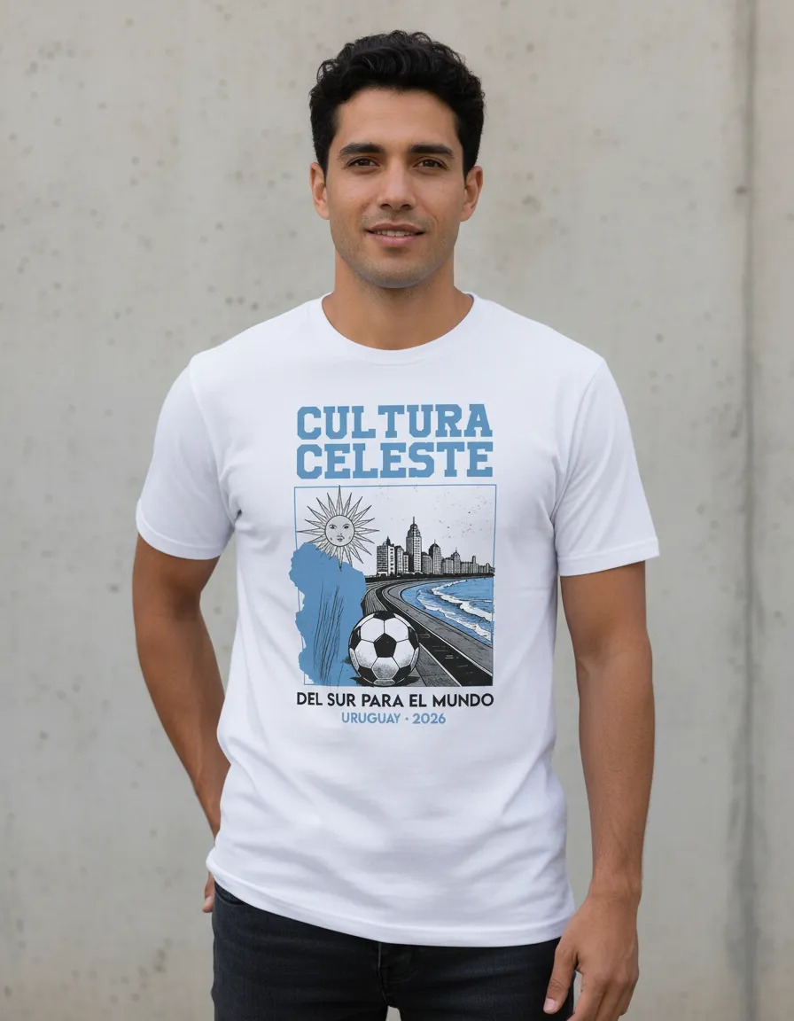 Remera: Uruguay 02 Memoestampados - Imagen 2