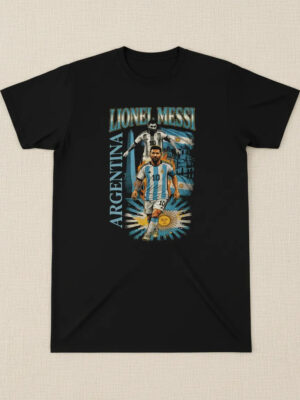 Remera: Messi Argentina 03 Memoestampados