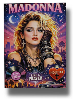 Cuadro Madonna 857 50x70 Mdf Memoestampados