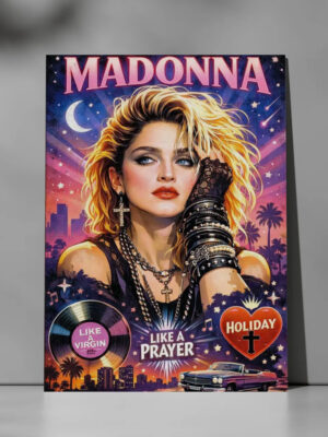 Cuadro Madonna 857 40x53 Mdf Memoestampados