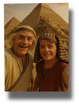 Cuadro Doc Y Marty Piramide 860 70x100 Mdf Memoestampados
