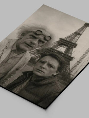 Cuadro Decorativo Doc Y Marty Torre Eiffel 30x40 862