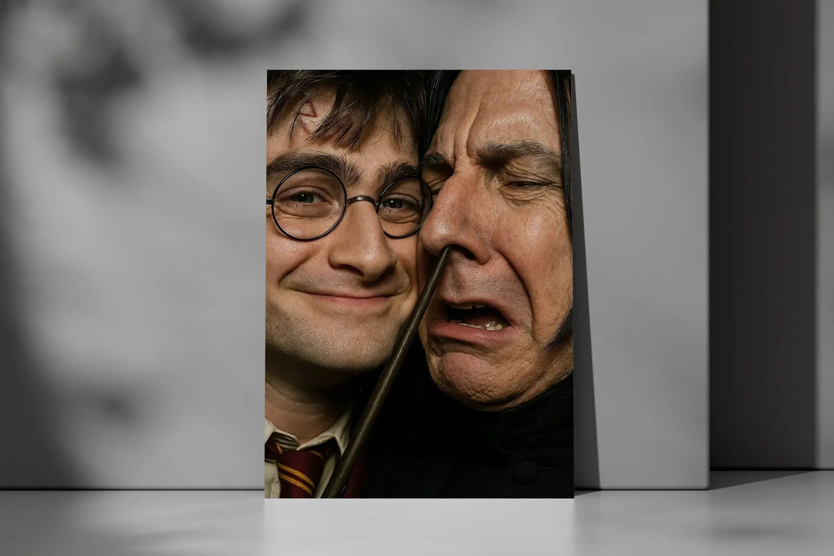 Cuadro Harry Y Severus 864 40x53 Mdf Memoestampados - Imagen 3