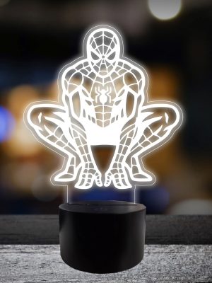 Lámpara Spiderman 15cm Memoestampados