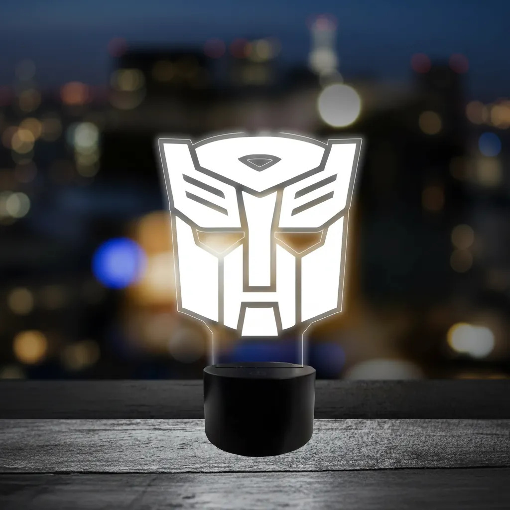 Lámpara Transformers Autobots 15cm Memoestampados - Imagen 3