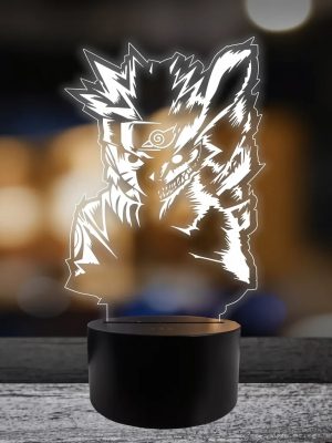 Lámpara Naruto Zorro 15cm Memoestampados