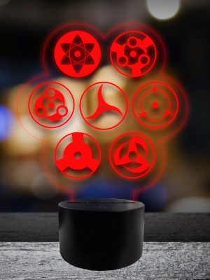 Lámpara Sharingan Naruto 15 Cm Memo Estampados