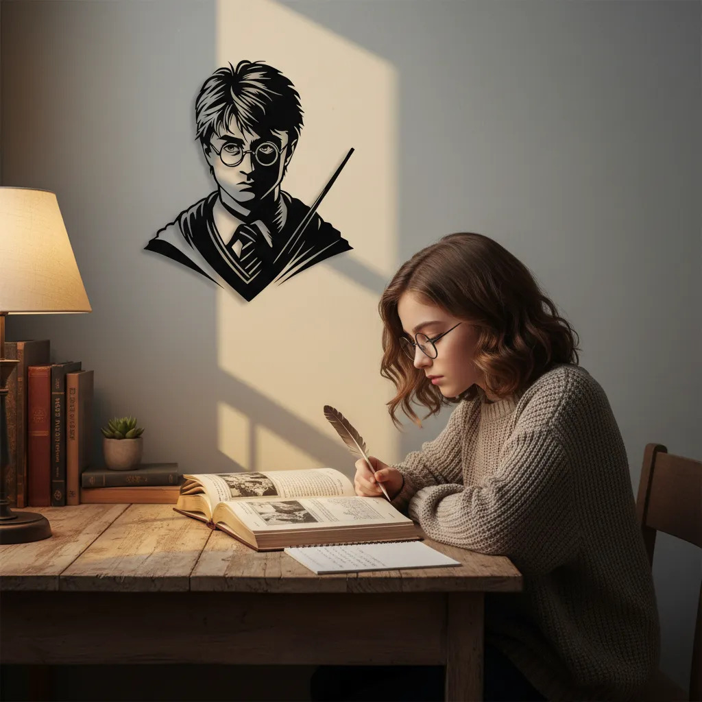 Cuadro Harry Potter 40x 35 Calado Memo Estampados - Imagen 2