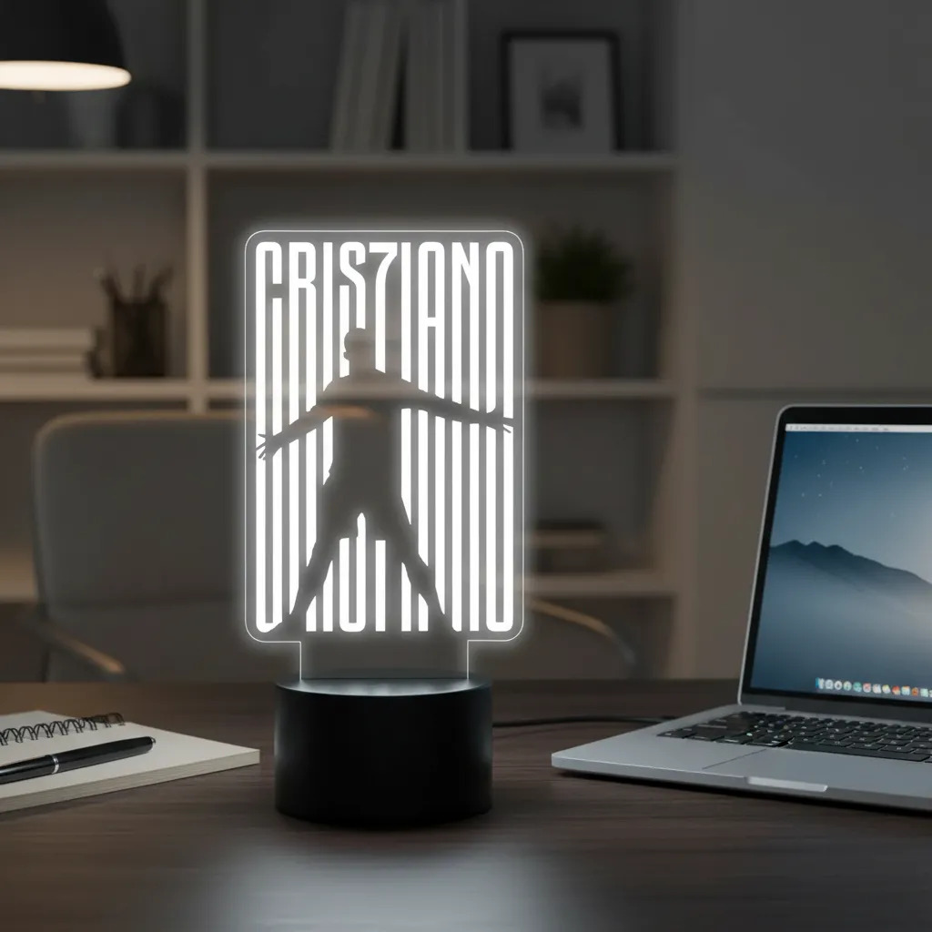 Lámpara Cristiano Ronaldo 15 Cm Memoestampados - Imagen 3