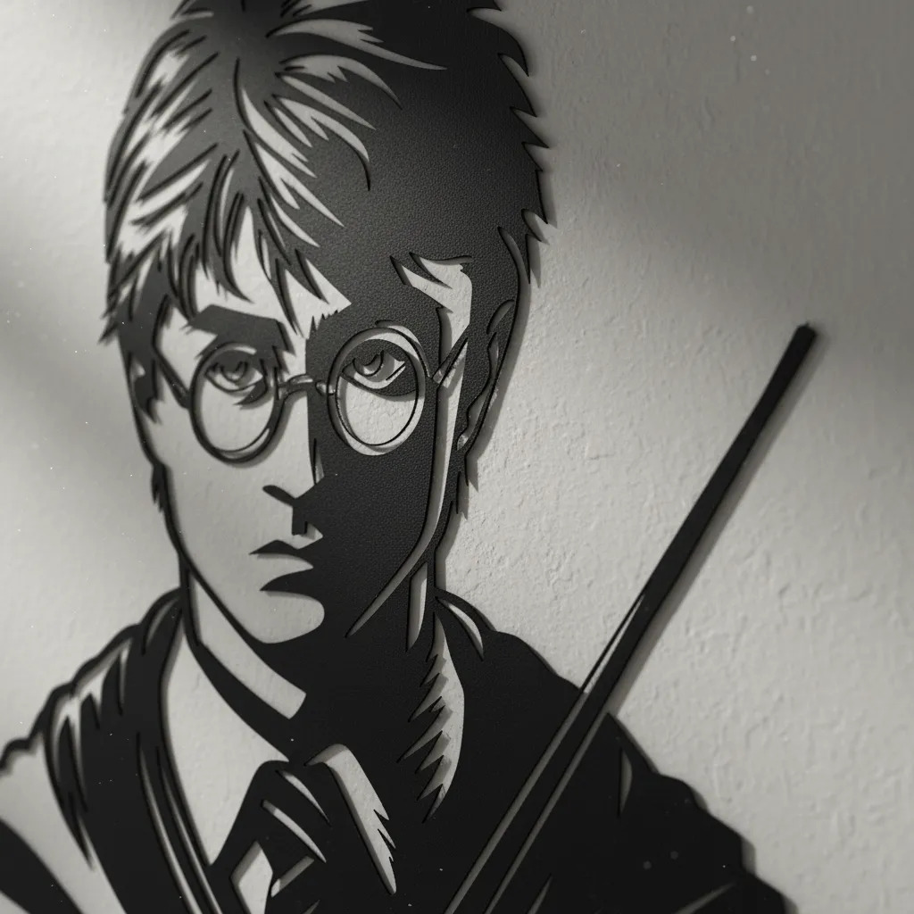 Cuadro Harry Potter 40x 35 Calado Memo Estampados - Imagen 3