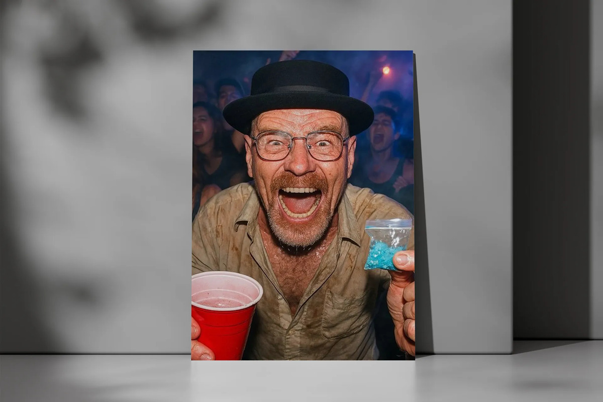 Cuadro Heisenberg Fiesta 879 50x70 Mdf Memoestampados - Imagen 3